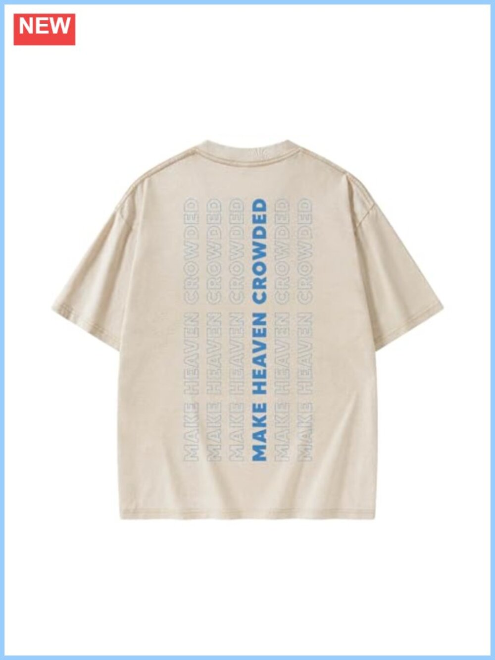Oversized Cotton Christian Graphic Tee - Funny Washed T-Shirt